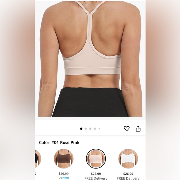 Woman’s pink sports bra, large - Picture 10 of 10